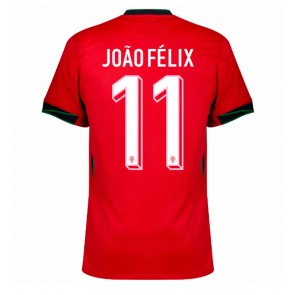 Portugal Joao Felix #11 Replika Hjemmebanetrøje EM 2024 Kortærmet